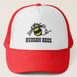 Boné de beisebol das abelhas de Hudson (vermelho)