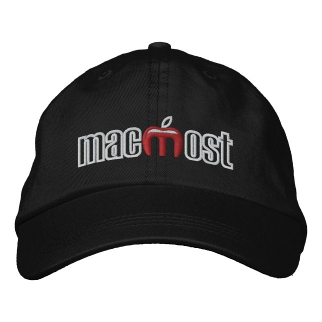 Boné de beisebol de MacMost (Frente)