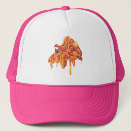 Boné de beisebol de pizza