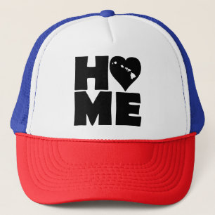 Boné de Beisebol Hawaii Home Heart Estado Caminhon