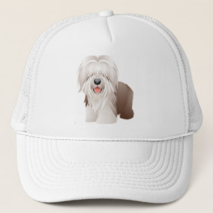 Boné de beisebol inglês velho do Sheepdog