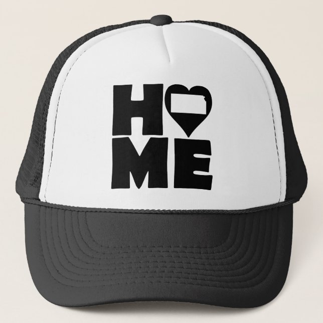 Boné de Beisebol Kansas Home Heart State Boné de C (Frente)