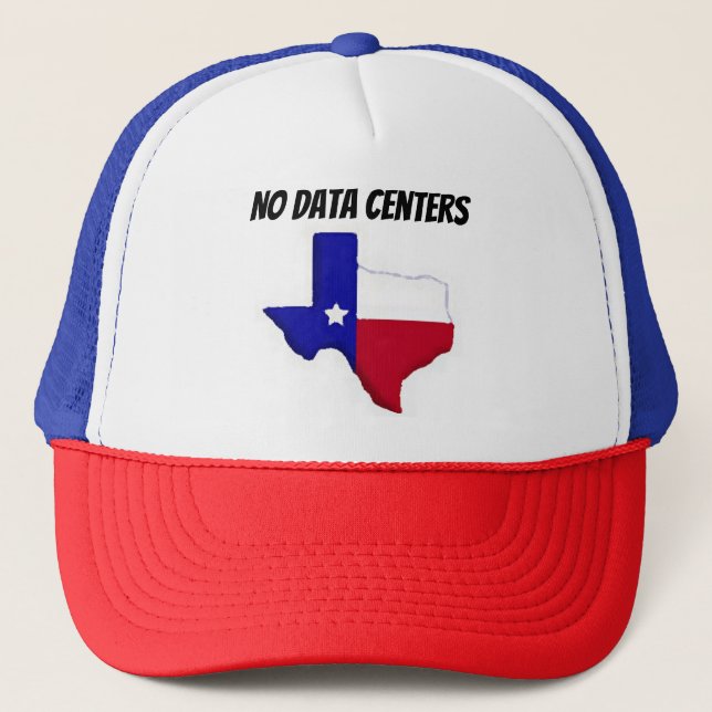 Boné de Beisebol Texas, Sem Centros de Dados (Frente)