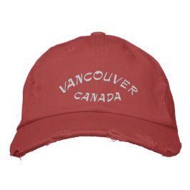 Boné de beisebol Vancouver Souvenir Boné bordado