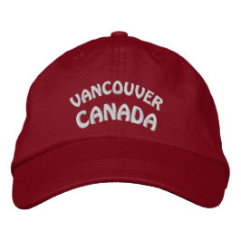 Boné de beisebol Vancouver Souvenir Boné bordado