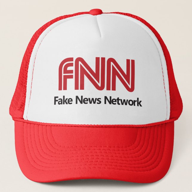 Boné de Bola de Hat Engraçado da FNN News Network (Frente)