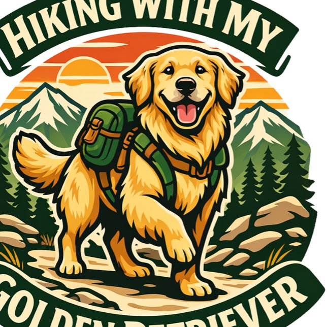 Boné de Caminhada com Meu Golden Retriever (Criador carregado)