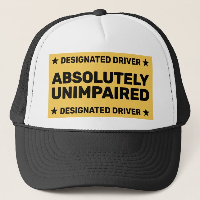 Boné de Caminhoneiro Absolutely Unimpaired™ (Frente)