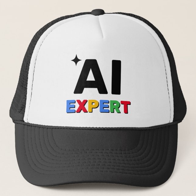 Boné de Caminhoneiro AI Expert™ (Frente)