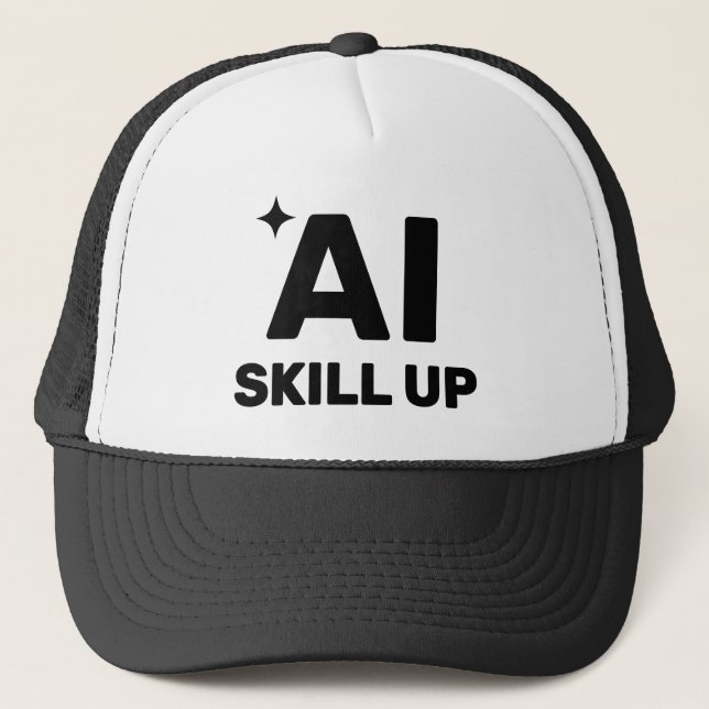 Boné de Caminhoneiro AI Skill Up™ (Frente)