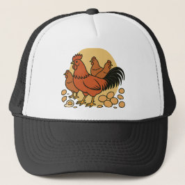 Boné de Caminhoneiro Amante de Frango