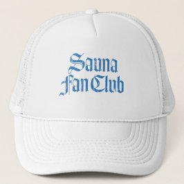 Boné de Caminhoneiro Azul Sauna Fan Club