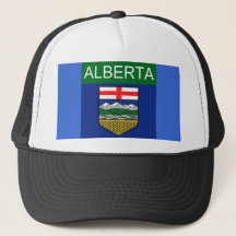 Boné de Caminhoneiro Bandeira de Alberta