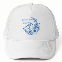 Boné de Caminhoneiro Branco da Legado de Rebekah