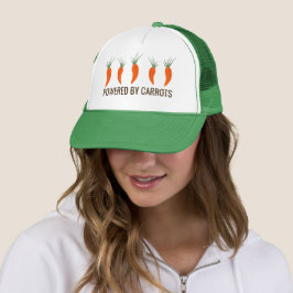 Boné de Caminhoneiro Coleção de Cenouras Botânicas