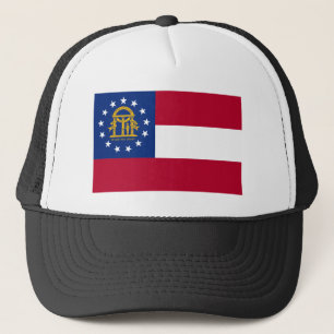 Boné de Caminhoneiro com a Bandeira da Geórgia