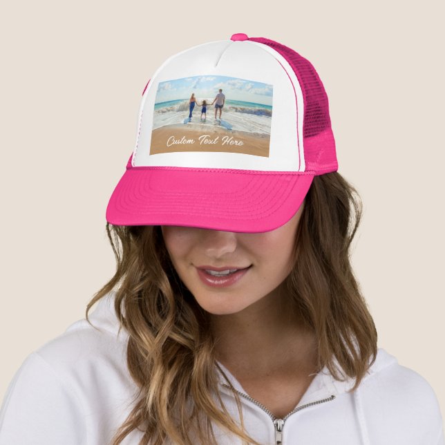 Boné de Caminhoneiro com Foto Personalizada Suas F (In Situ)