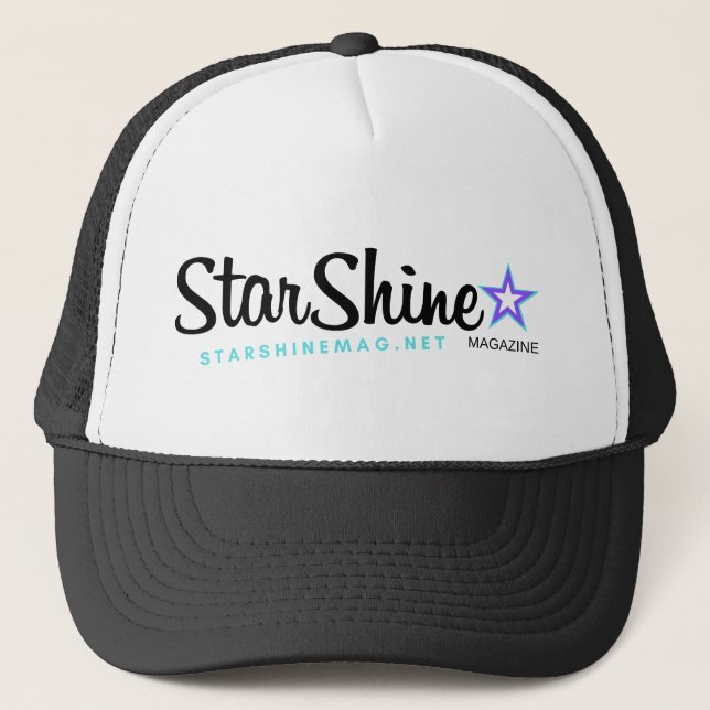 Boné de Caminhoneiro com Logo da Revista StarShine (Frente)