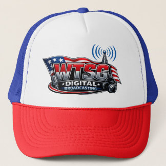 Boné de Caminhoneiro com Logo da WTSG Digital Broa
