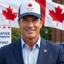 Boné de Caminhoneiro Conservador Canadá