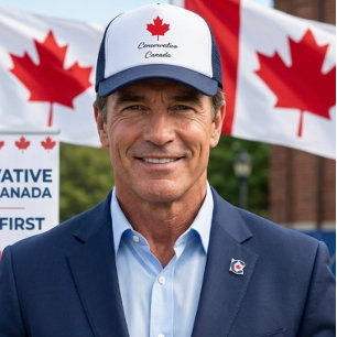 Boné de Caminhoneiro Conservador Canadá