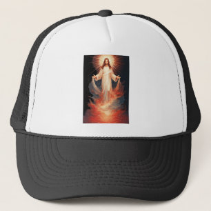 Boné de Caminhoneiro Cristão Glorioso Cristo Ressu