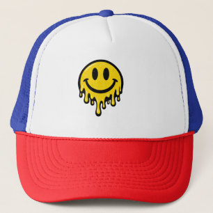 Boné de Caminhoneiro de Espuma com Carinha Feliz D