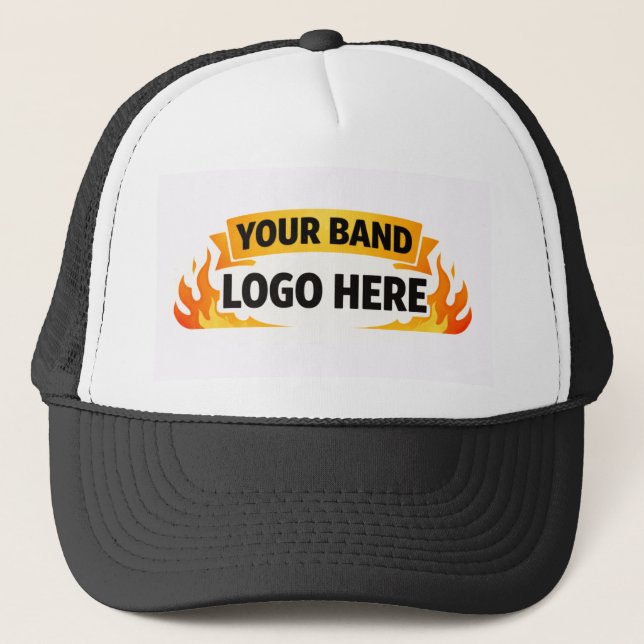 🎵 Boné de Caminhoneiro de Merch da Banda | Logoti (Frente)