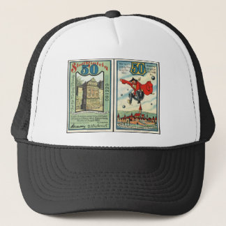 Boné de Caminhoneiro em Notgeld de 50 Pfennig Vint