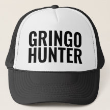 Boné de Caminhoneiro Engraçado: "CAÇADOR DE GRINGO
