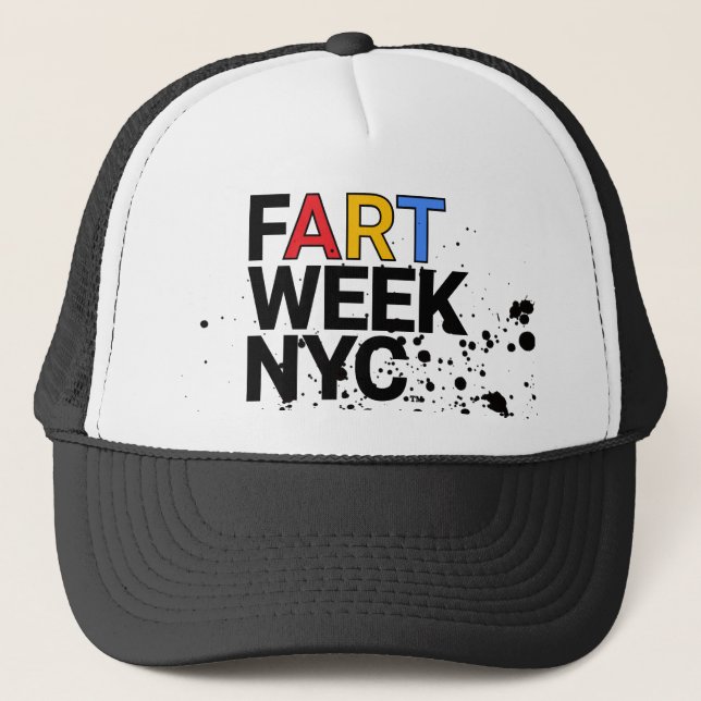 Boné de Caminhoneiro Fart Week NYC™ (Frente)