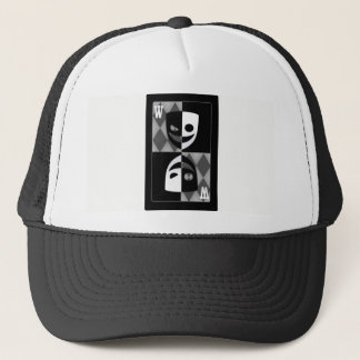 Boné de Caminhoneiro Grey Wildcard Poker Diamonds