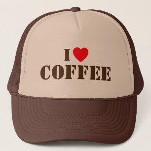 Boné de Caminhoneiro I Love Coffee™