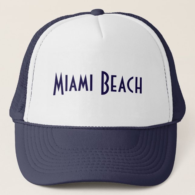 Boné de Caminhoneiro Miami Beach (Frente)