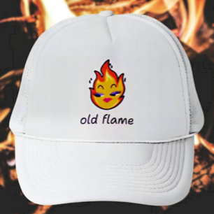Boné de Caminhoneiro Old Flame – Estilo Feminino A