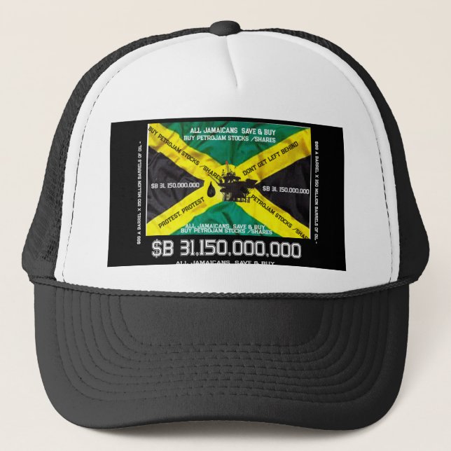Boné de Caminhoneiro ÓLEO JAMAICANO (Frente)