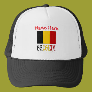 Boné de Caminhoneiro Personalizado Bandeira Belga 