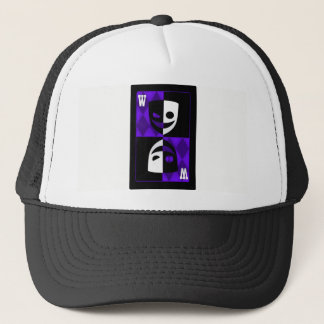Boné de Caminhoneiro Purple Wildcard Poker Diamond