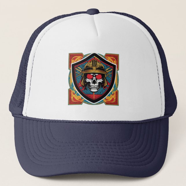 Boné de Caminhoneiro Samurai Guerreiro (Frente)
