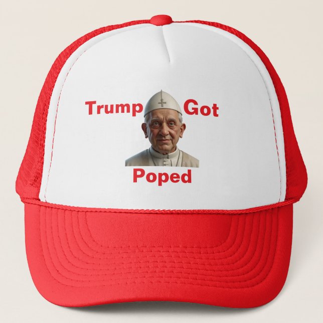 Boné de Caminhoneiro Trump Foi Papado (Frente)