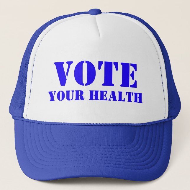 Boné de Caminhoneiro Vote Sua Saúde (Frente)