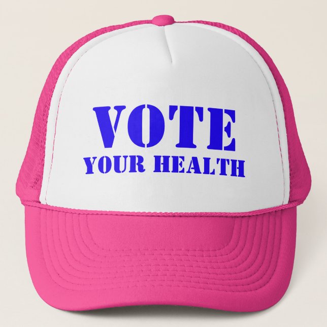 Boné de Caminhoneiro Vote Sua Saúde (Frente)