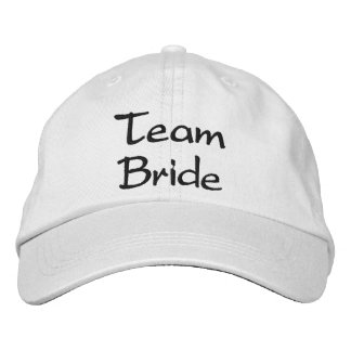 Boné de Casamento de Noiva de Equipe Bordado