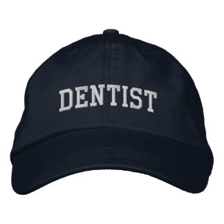 Boné de chapéu bordado de dentista | Marinho Azul