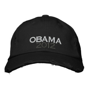 BONÉ de Chino Twill em Descamação OBAMA 2012