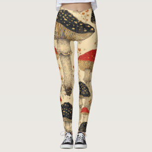 Boné de escarlate Cogumelo - Leggings