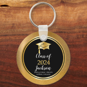 Boné de formatura com classe Tassel de Chaveiro 20