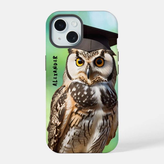 Boné de formatura de Visto Wise Owl (Verso)