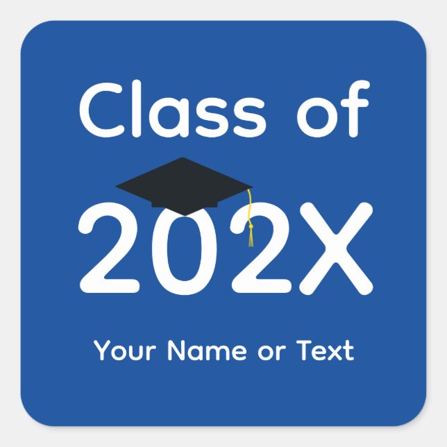 Boné de formatura preto nº 1-4 adesivos (Frente)