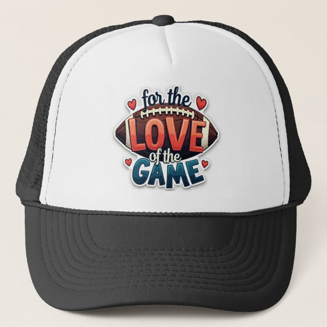 Boné de Futebol Por Amor ao Jogo (Frente)